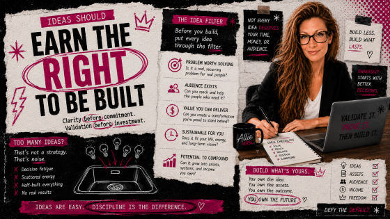 Ideas Should Earn the Right to Be Built
