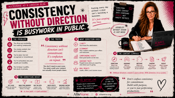Consistency Without Direction Is Busywork in Public
