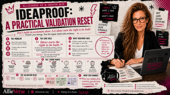 IdeaProof: A Practical Validation Reset