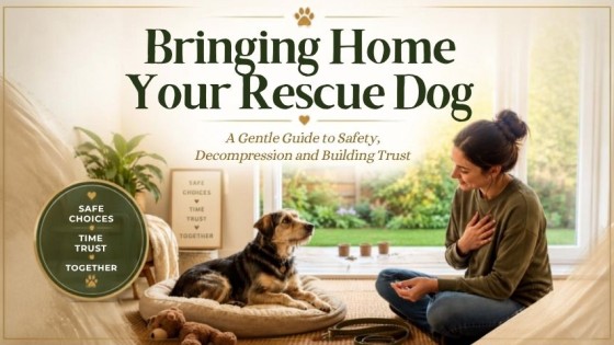 Bringing Home a Rescue Dog | Decompression, Safety & Trust