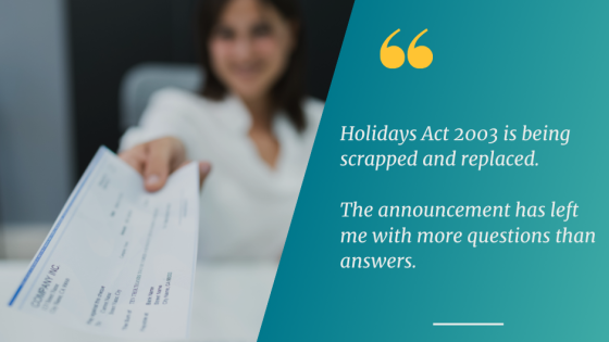 NZ Holidays Act Replacement Announced