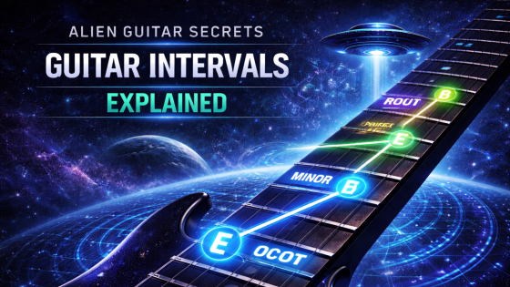 Guitar Intervals Explained for Guitarists | Alien Guitar Secrets