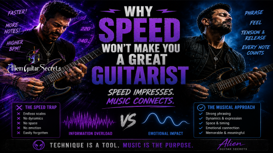Why Speed Won’t Make You a Great Guitarist