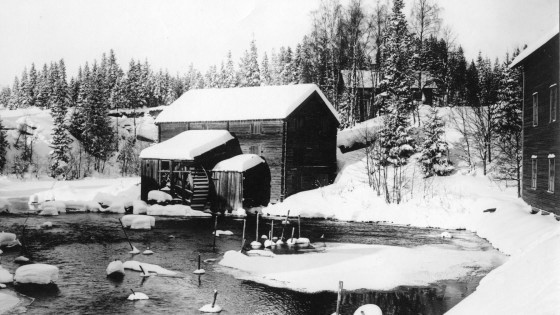 Ur arkivet: Emil Spring och åren vid linspinneriet