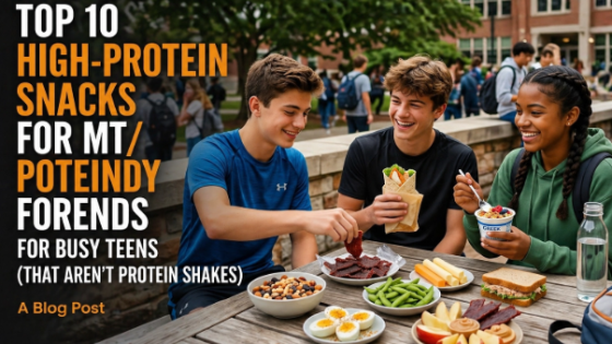 Top 10 High-Protein Snacks for Busy Teens (That Aren’t Protein Shakes)