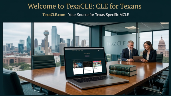 Welcome to TexaCLE: CLE for Texans