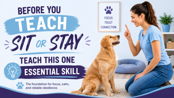Before You Teach Sit or Stay, Teach This One Essential Skill