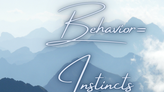 THE INSTINCT TO SURVIVE 