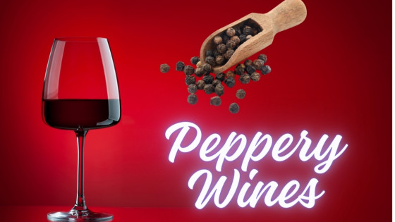 What does Make Peppery Wines, "Peppery"?