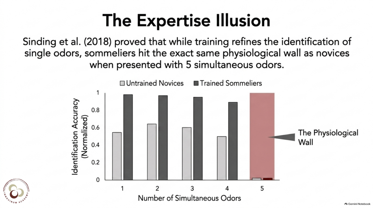 a visual showing a bar chart displaying results from the 2018 study by Sinding et al.