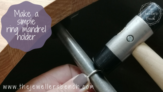 Make a simple ring mandrel holder