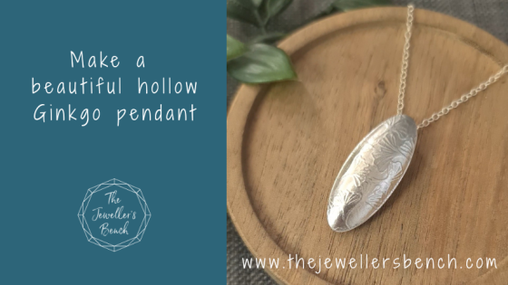 Make a beautiful Ginkgo hollow pendant