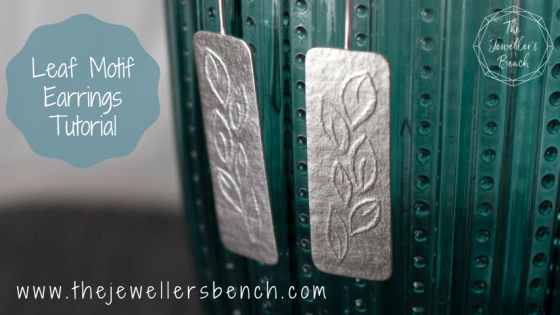 Leaf Motif Earrings Tutorial