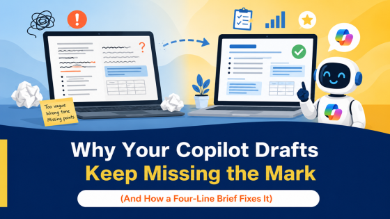 Is Your Copilot Draft Falling Flat? Try Writing a Brief First