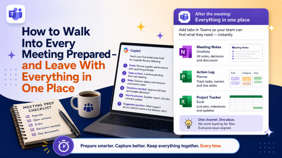 Still Scrambling Before Meetings? Here's the Two-Step Fix in Microsoft 365