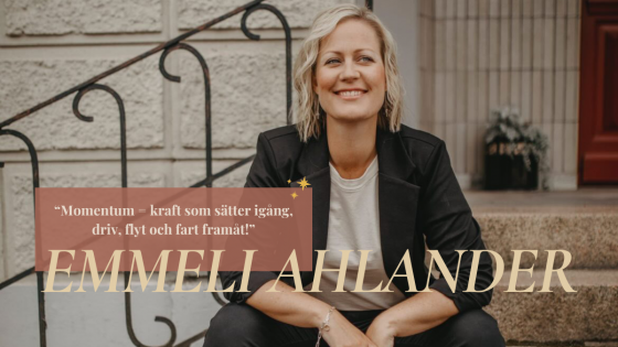 Momentum = kraft som sätter igång, driv, flyt och fart framåt! 🔥