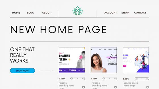 My home page isn't getting any traffic