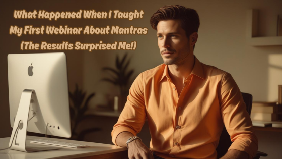 What Happened When I Taught My First Webinar About Mantras (The Results Surprised Me!)