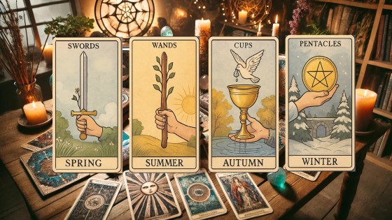 The Seasons of Tarot — A Personal and Traditional Look at the Four Suits