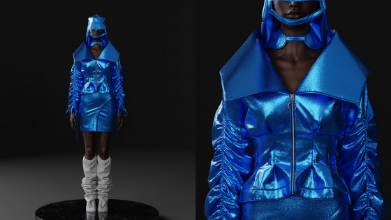Electric Dreams - a 3D digital fashion campaign concept