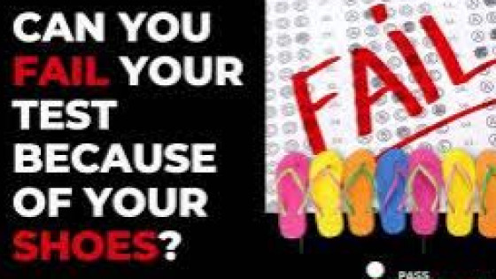 Can I Fail My Driving Test Because of my Shoes?