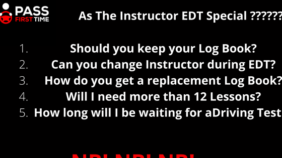 Ask The Instructor? EDT Special!